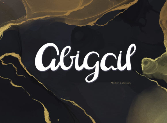 Abigail Font: A Handwritten Typeface for Memorable Branding