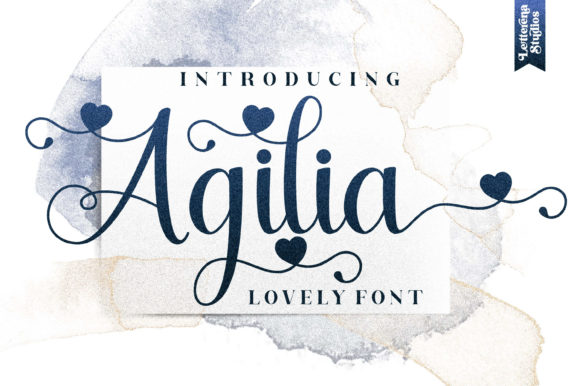 Agilia: The Delicate Handwritten Font for Modern Web Design