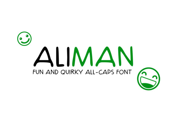 Aliman: A Handwritten Font for Creative Makers