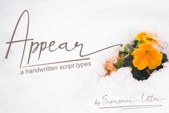 Appear Font: Modern Elegance for Digital Branding
