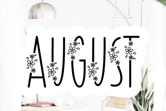 August Font: A Script Handwritten Typeface for Springtime Branding