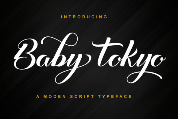 Baby Tokyo Font for Branding Projects