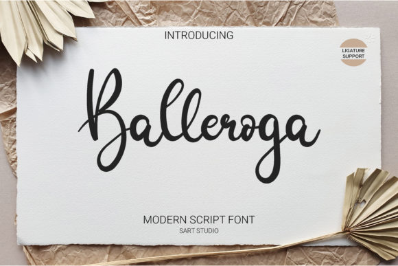 Balleroga Font: A Whimsical Script for Memorable Branding