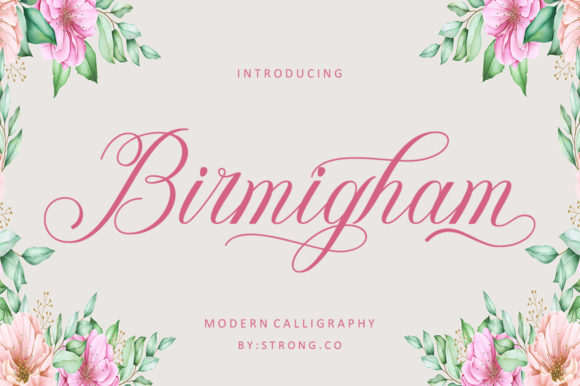 Birmigham Font: Elevating Handwritten Typography in Editorial Design