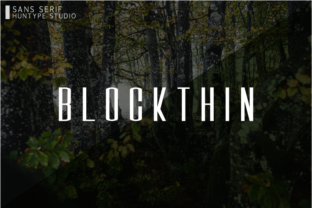 Blockthin: A Modern Typeface for Memorable Branding