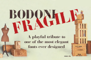 Bodoni Fragile Font for Charming Craft and Print Projects