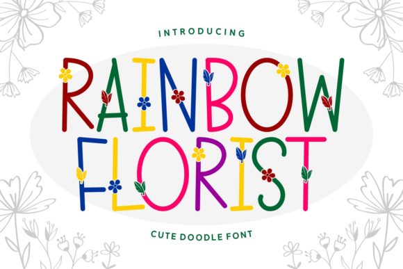 Bringing Elegance to Design with the Rainbow Florist Font