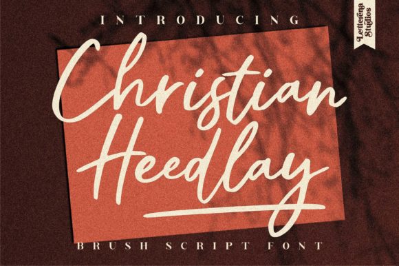 Christian Heedlay: The Elegant Script Font for Modern Brand Identity