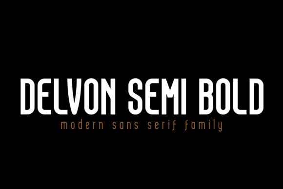 Delvon Semi Bold: A Versatile Typeface for Marketers