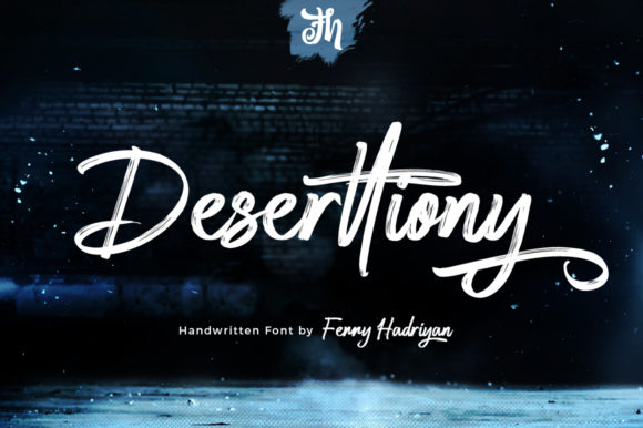 Deserttiony: A Script Handwritten Font for Editorial Elegance