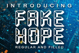 Fake Hope Font Elevates Brand Visuals with Quirky Charm