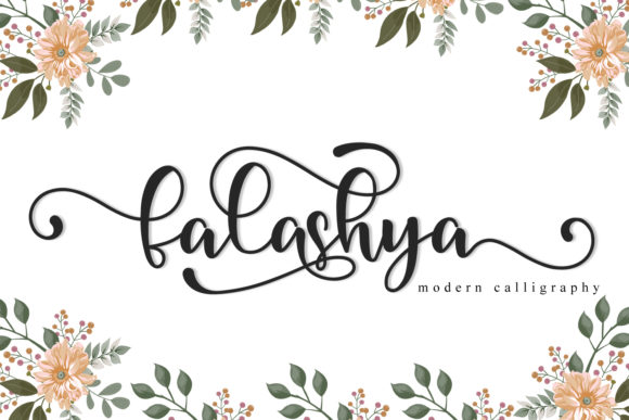 Falashya Font Review: A Handwritten Script for Elegant Design Needs