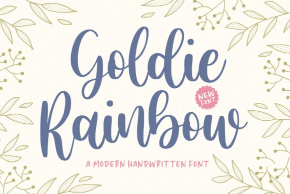 Goldie Rainbow Font for Professional Branding and Design