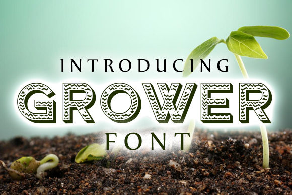 Grower Font: A Cheerful Typeface for Editorial Design