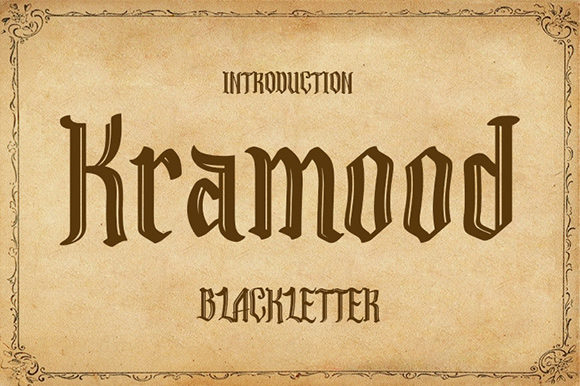Kramood: A Vintage-Inspired Font for Editorial Design
