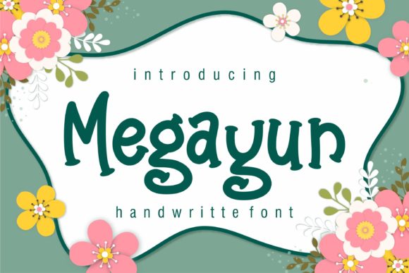 Megayun Font for Handmade Creations and Commercial Projects