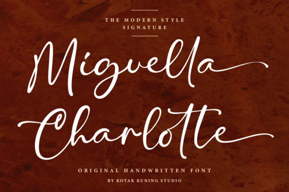 Miguella Charlotte Font for Branding and Design Projects