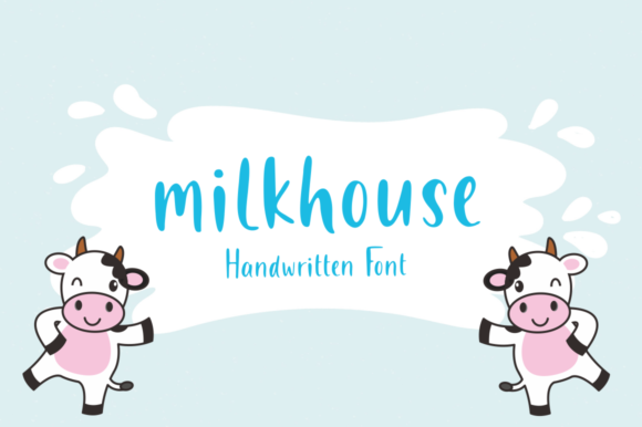 Milkhouse Font: A Handwritten Typeface for Editorial Designers