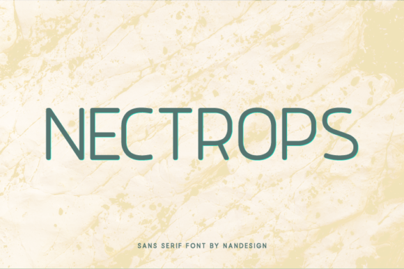 Nectrops Font for Modern Branding and Business Design