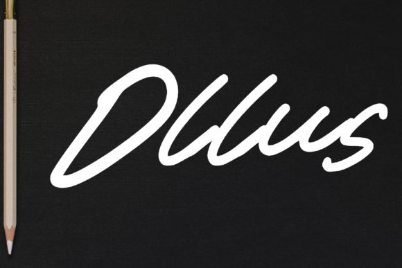 Ollus Font: A Handwritten Typeface for Editorial Elegance