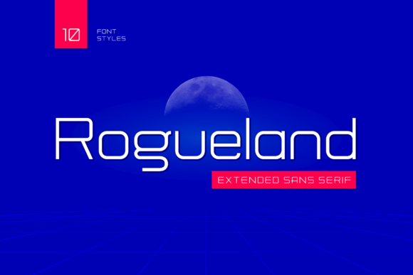 Rogueland: A Techno Sans Serif Font for Modern Branding