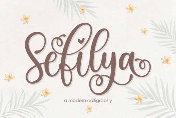 Sefilya Font for Creative Branding and Design Projects