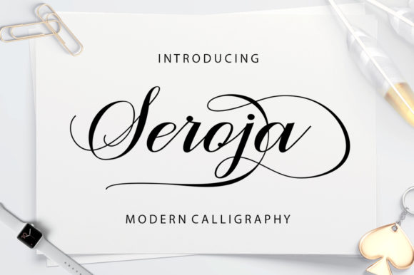 Seroja Font: A Charming Script for Editorial Design
