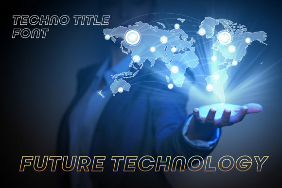 Techno Title: A Modern Font for Real Design Projects