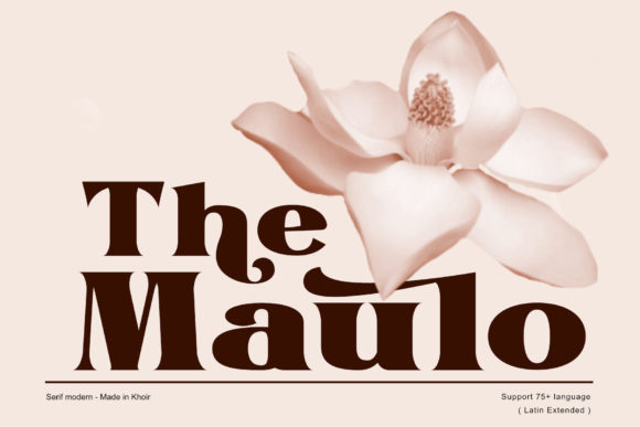 The Maulo Font: A Bold Choice for Polished Branding