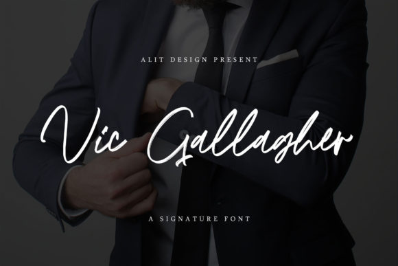 Vic Gallagher: The Classical Script Handwritten Font for Editorial Design