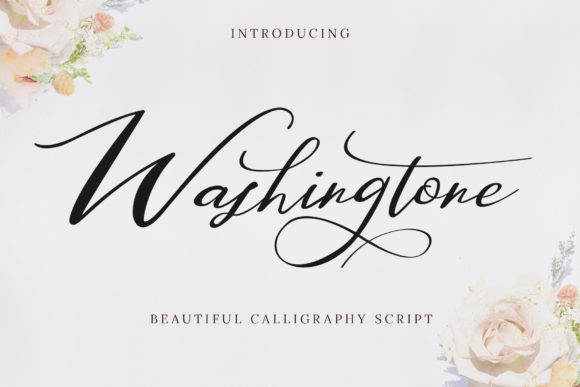 Washingtone Font — A Beautiful Handwritten Typeface for Crafters