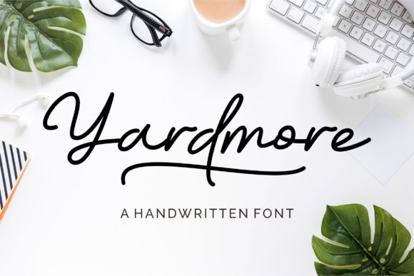 Yardmore Font: A Handwritten Script for Charming Craft Projects